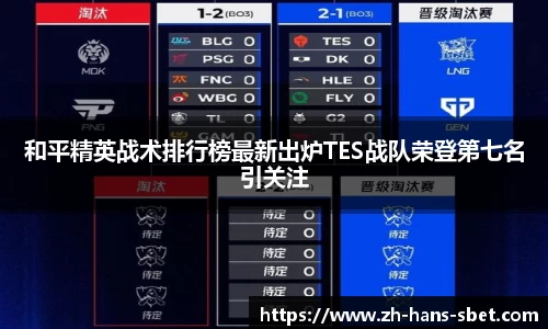 和平精英战术排行榜最新出炉TES战队荣登第七名引关注